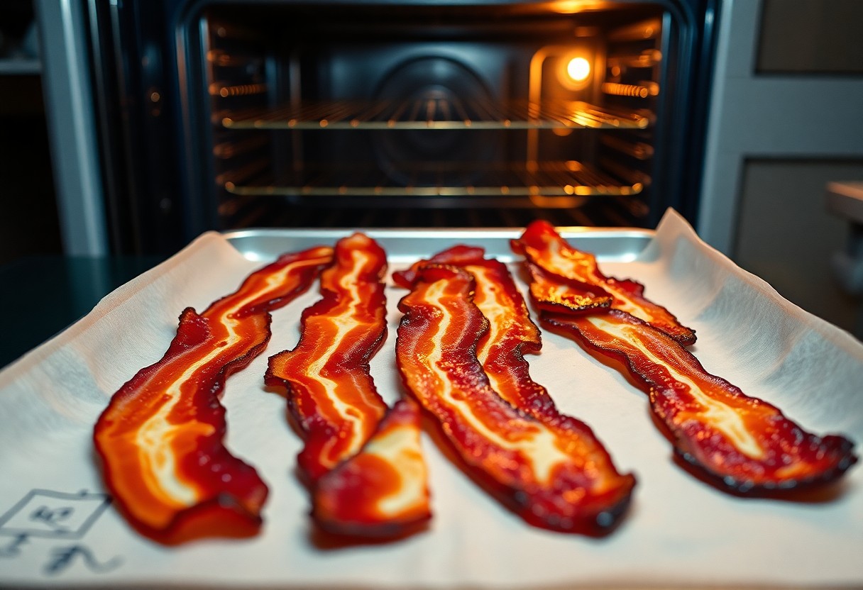 bacon in the oven